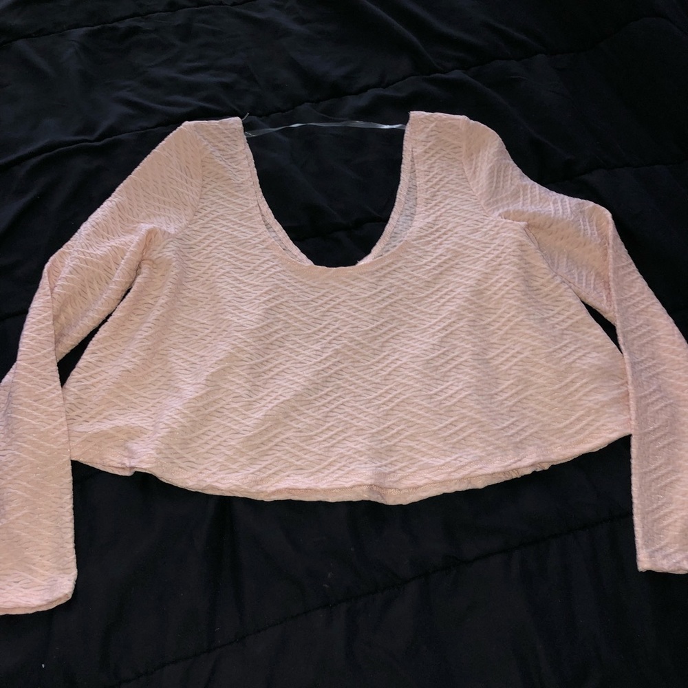 Puff pink Crop top New